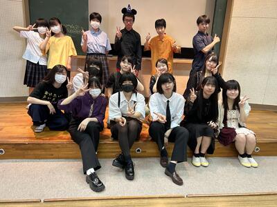 10日（土）、通し稽古前の集合写真